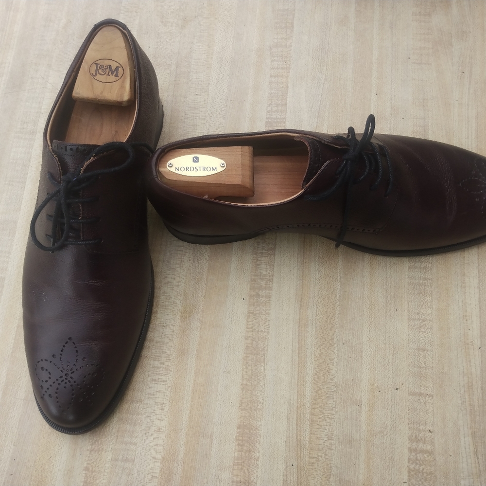 MARC JOSEPH New York Mens Burgundy Dress Laceup Oxford Size 10.5 (118)